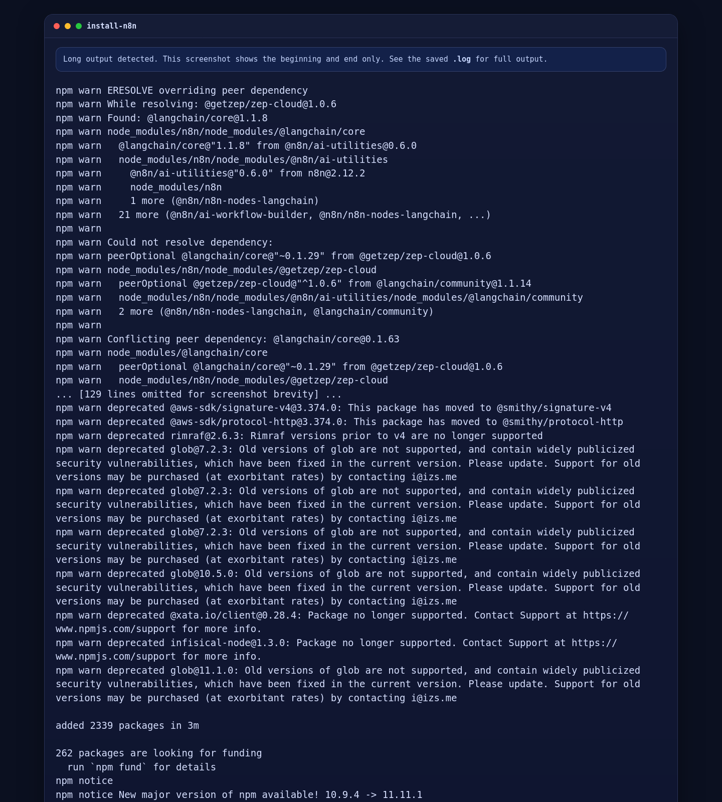 Installing n8n 2.12.2 on Ubuntu 24.04